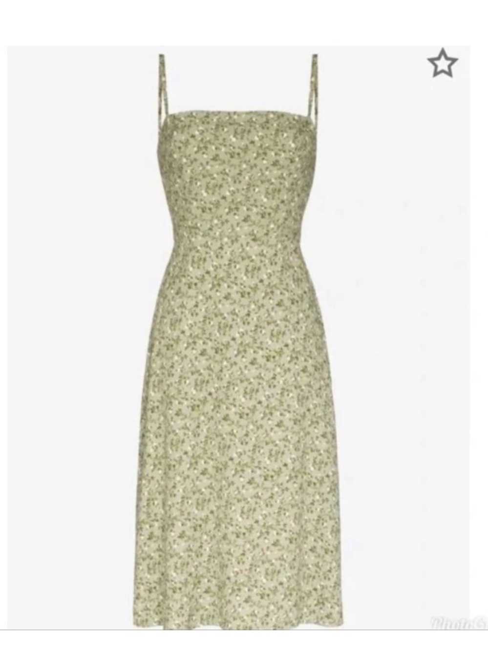 Reformation Afternoon Dress in Juniper